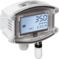 AFTM-LQ-CO2-W - мультифункциональный датчик для открытой установки / измерительный преобразователь, для измерения влажности, температуры, содержания CO2 и качества воздуха (VOC), калибруемый, с активным / релейным выходом